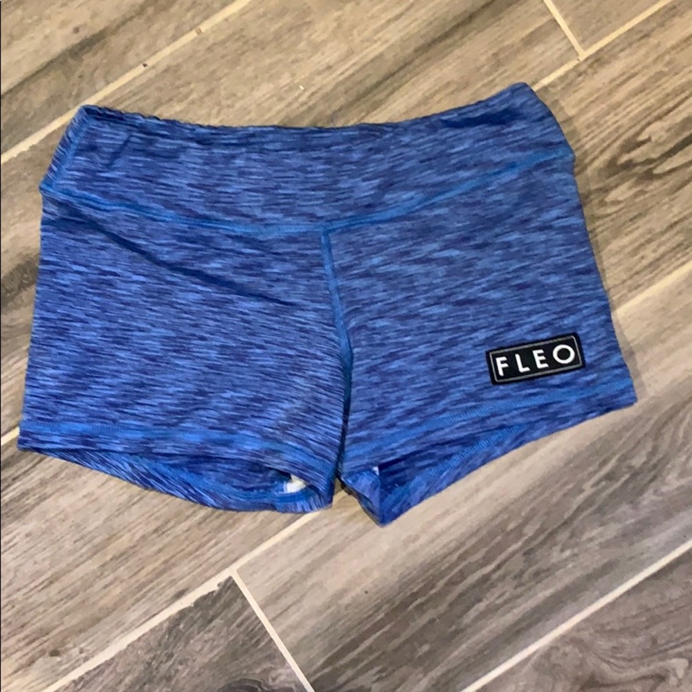 blue heather Fleo Shorts